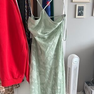 Princess Polly Light Green Floral Maxi Dress